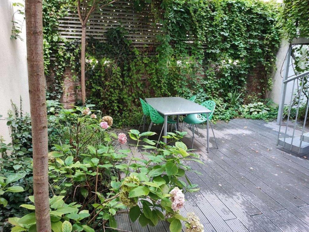 Central Vienna Apartment With Unique 40M2 City Garden & Self Check In Luaran gambar