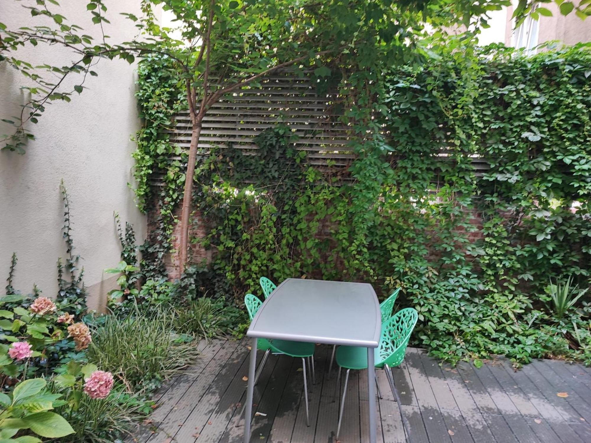 Central Vienna Apartment With Unique 40M2 City Garden & Self Check In Luaran gambar